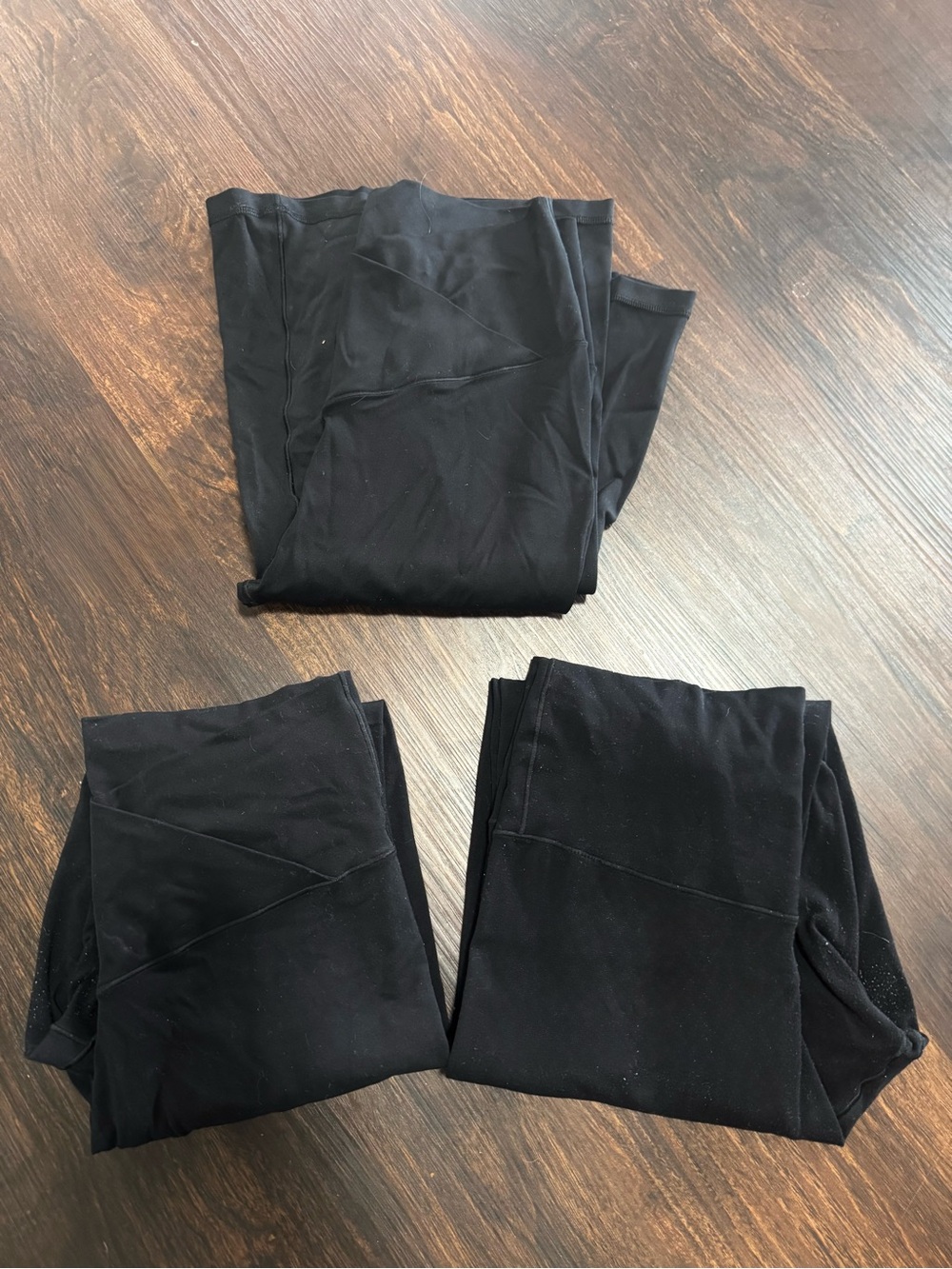 Bundle of 3 Aerie Offline Black High-Waist Leggings Flare & Skinny